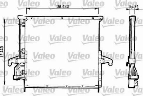 Valeo 816894 - Конденсатор, кондиціонер avtolavka.club