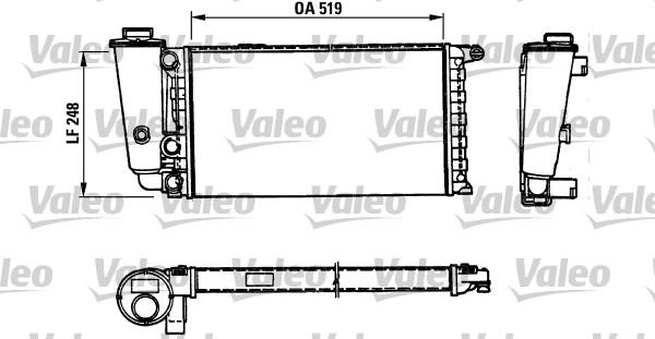 Valeo 816707 - Радіатор, охолодження двигуна avtolavka.club