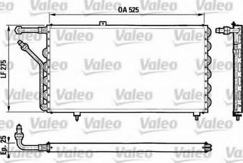 Valeo 816778 - Конденсатор, кондиціонер avtolavka.club