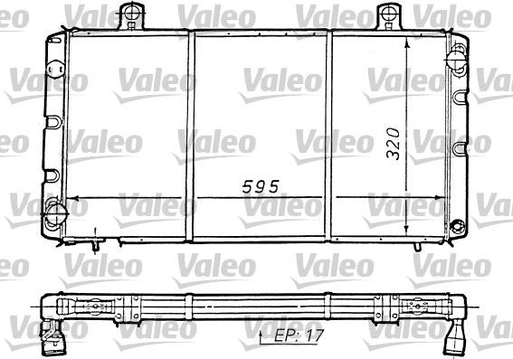 Valeo 810964 - Радіатор, охолодження двигуна avtolavka.club