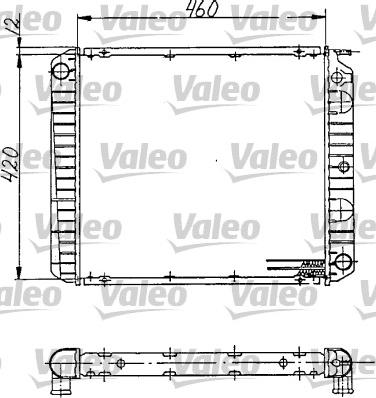 Valeo 810968 - Радіатор, охолодження двигуна avtolavka.club
