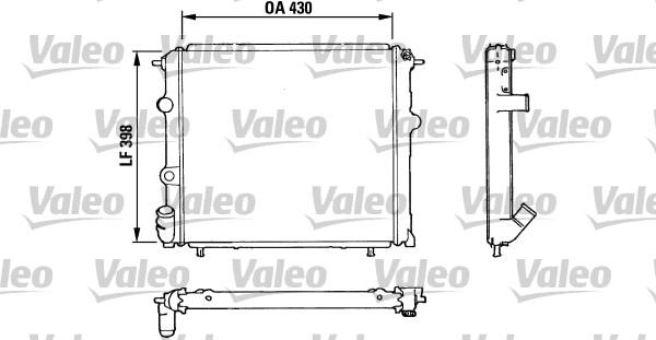 Valeo 810914 - Радіатор, охолодження двигуна avtolavka.club