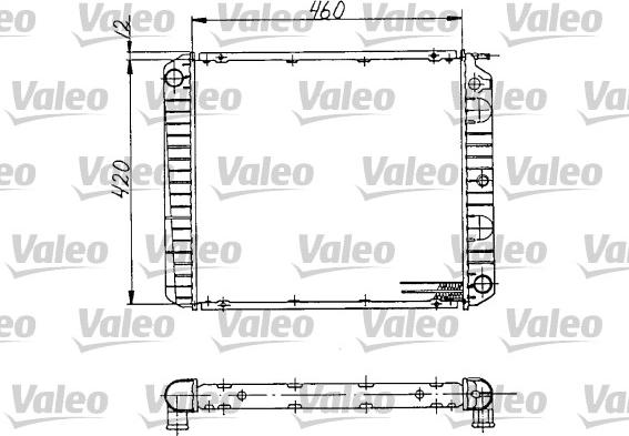 Valeo 810970 - Радіатор, охолодження двигуна avtolavka.club