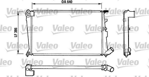 Valeo 810836 - Радіатор, охолодження двигуна avtolavka.club