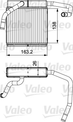 Valeo 811552 - Теплообмінник, опалення салону avtolavka.club