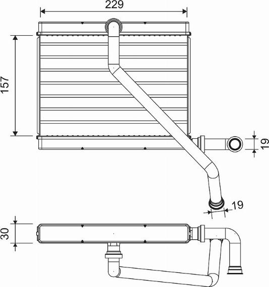 Valeo 811580 - Теплообмінник, опалення салону avtolavka.club