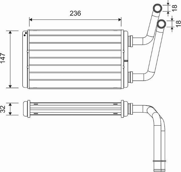 Valeo 811528 - Теплообмінник, опалення салону avtolavka.club