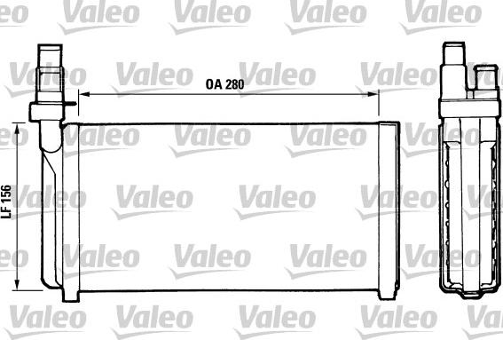Valeo 811066 - Теплообмінник, опалення салону avtolavka.club