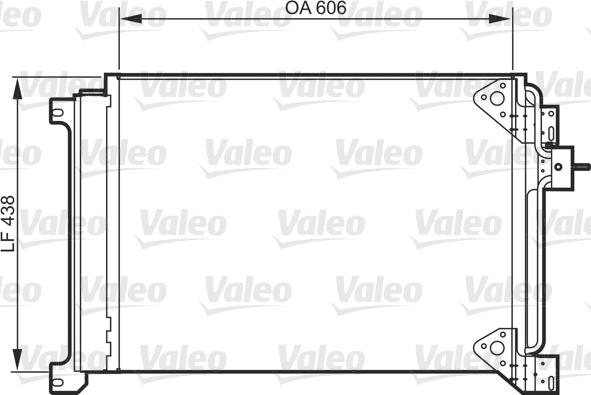 Valeo 818985 - Конденсатор, кондиціонер avtolavka.club