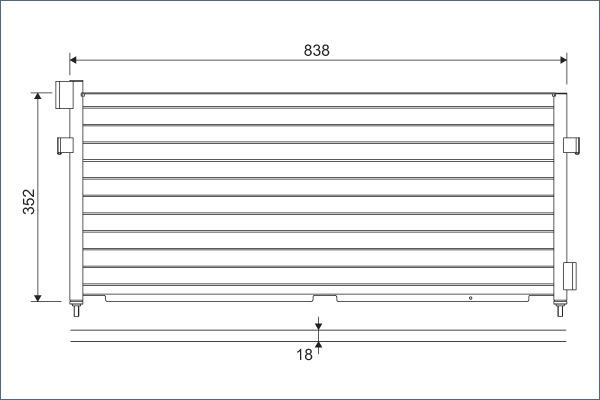 Valeo 818987 - Конденсатор, кондиціонер avtolavka.club