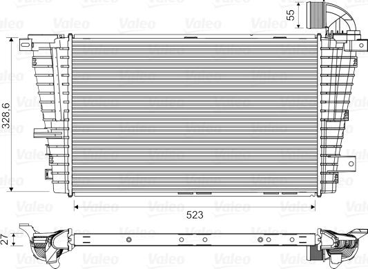 Valeo 818614 - Интеркулер avtolavka.club