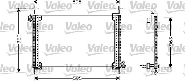 Valeo 818019 - Конденсатор, кондиціонер avtolavka.club