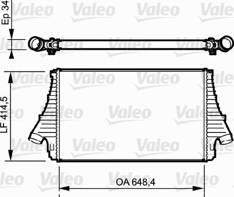 Valeo 818818 - Интеркулер avtolavka.club