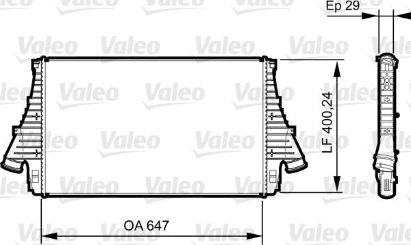 Valeo 818817 - Интеркулер avtolavka.club