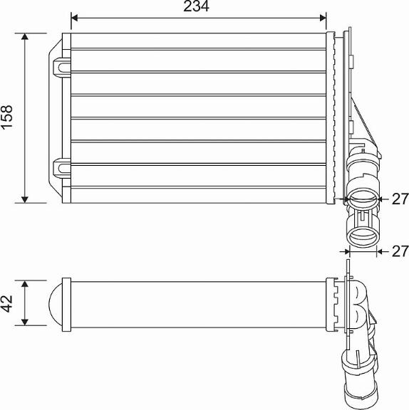 Valeo 812044 - Радіатор, охолодження двигуна avtolavka.club