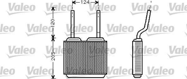 Valeo 812146 - Теплообмінник, опалення салону avtolavka.club