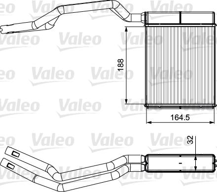 Valeo 812367 - Теплообмінник, опалення салону avtolavka.club