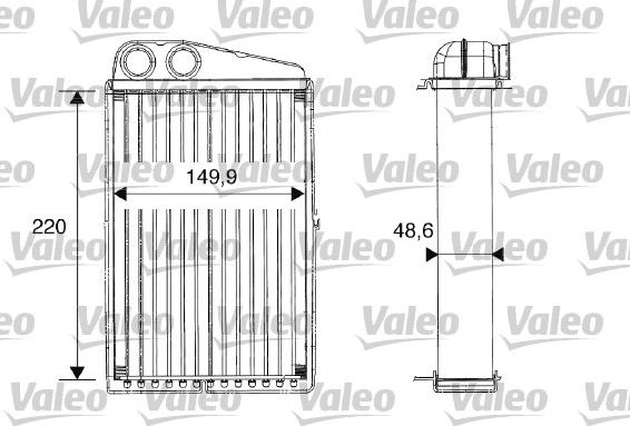 Valeo 812247 - Радіатор, охолодження двигуна avtolavka.club