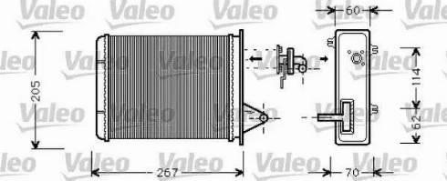 Valeo 812283 - Теплообмінник, опалення салону avtolavka.club