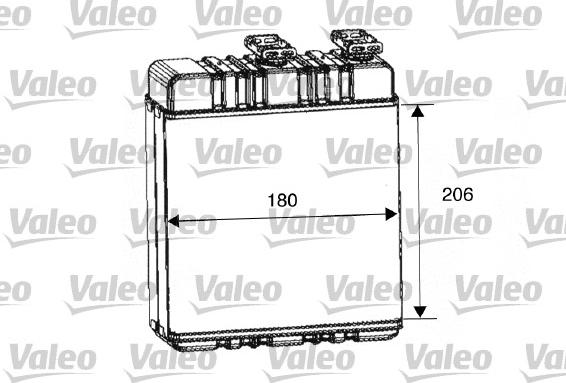 Valeo 812222 - Радіатор, охолодження двигуна avtolavka.club