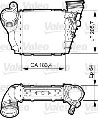 Valeo 817557 - Интеркулер avtolavka.club