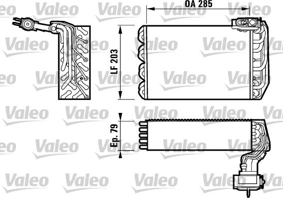 Valeo 817095 - Випарник, кондиціонер avtolavka.club