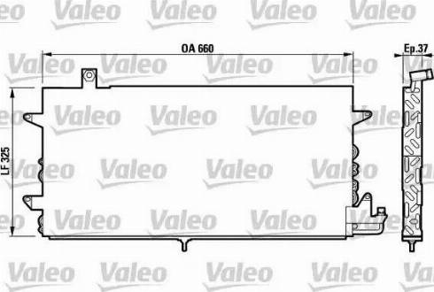 Valeo 817019 - Конденсатор, кондиціонер avtolavka.club