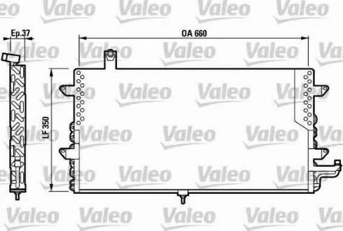 Valeo 817020 - Конденсатор, кондиціонер avtolavka.club