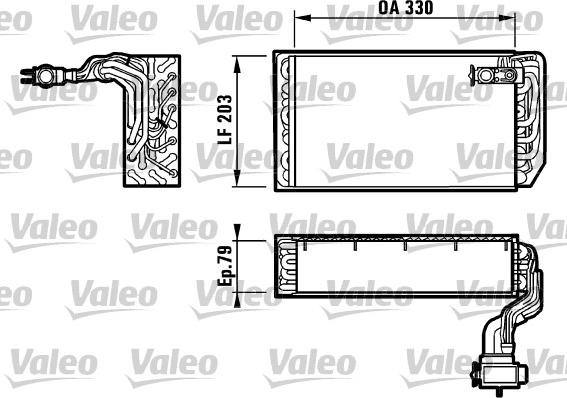 Valeo 817079 - Випарник, кондиціонер avtolavka.club