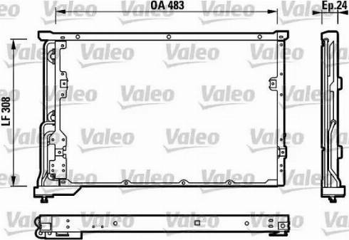 Valeo 817198 - Конденсатор, кондиціонер avtolavka.club