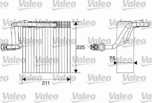 Valeo 817161 - Випарник, кондиціонер avtolavka.club