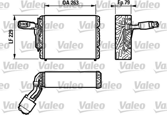 Valeo 817110 - Випарник, кондиціонер avtolavka.club