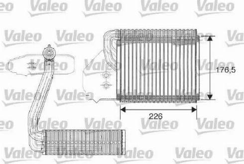 Valeo 817329 - Випарник, кондиціонер avtolavka.club