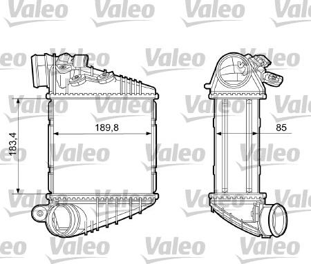 Valeo 817205 - Интеркулер avtolavka.club