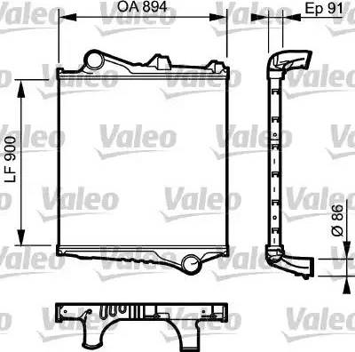 Valeo 817774 - Интеркулер avtolavka.club