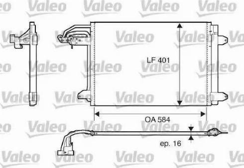 Ava Quality Cooling VW5209D - Конденсатор, кондиціонер avtolavka.club