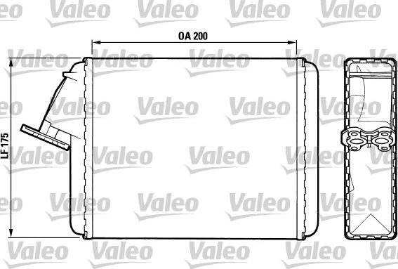 Valeo 883468 - Теплообмінник, опалення салону avtolavka.club