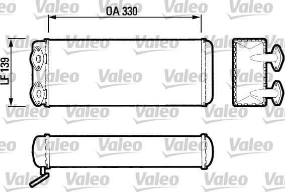 Valeo 883403 - Теплообмінник, опалення салону avtolavka.club