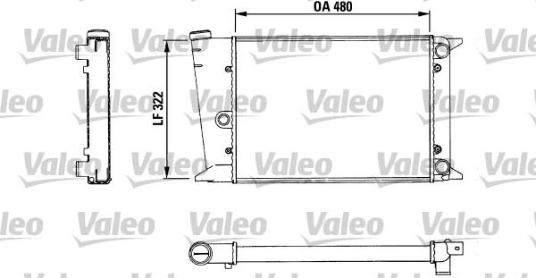 Valeo 883435 - Радіатор, охолодження двигуна avtolavka.club