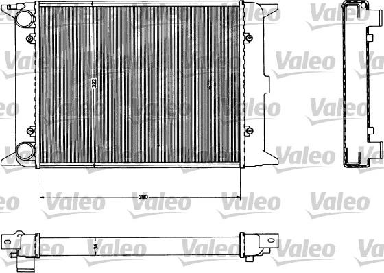 Valeo 883422 - Радіатор, охолодження двигуна avtolavka.club