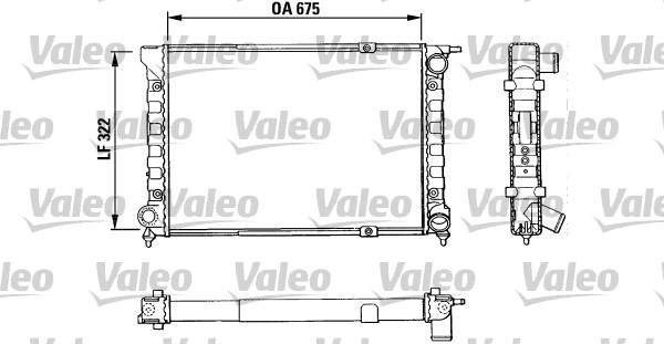 Valeo 883849 - Радіатор, охолодження двигуна avtolavka.club