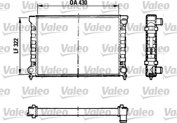 Valeo 883869 - Радіатор, охолодження двигуна avtolavka.club