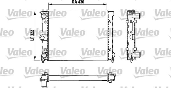 Valeo 883819 - Радіатор, охолодження двигуна avtolavka.club