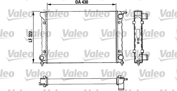 Valeo 883820 - Радіатор, охолодження двигуна avtolavka.club