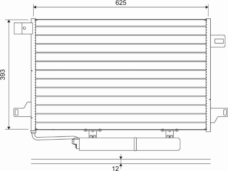 Valeo 822689 - Конденсатор, кондиціонер avtolavka.club