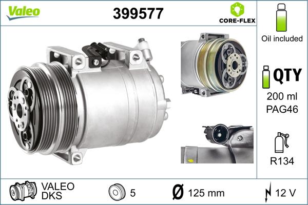 Valeo 399577 - Компресор, кондиціонер avtolavka.club