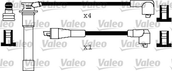 Valeo 346495 - Комплект проводів запалювання avtolavka.club