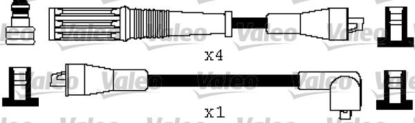 Valeo 346458 - Комплект проводів запалювання avtolavka.club