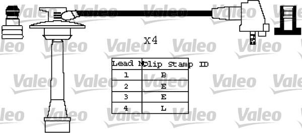 Valeo 346419 - Комплект проводів запалювання avtolavka.club