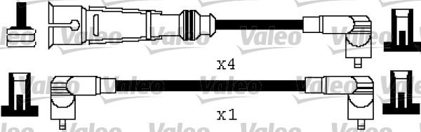 Valeo 346415 - Комплект проводів запалювання avtolavka.club